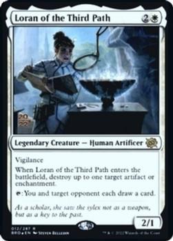 2022 Magic The Gathering The Brothers' War - Prerelease Promos #12 Loran of the Third Path Front