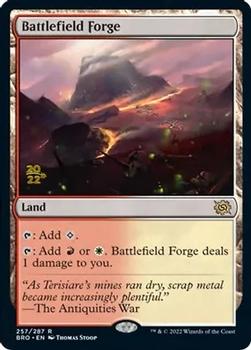 2022 Magic The Gathering The Brothers' War - Prerelease Promos #257 Battlefield Forge Front