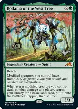 2022 Magic The Gathering The Brothers' War - Planeswalker Stamped Promos #199 Kodama of the West Tree Front