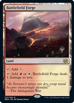 2022 Magic The Gathering The Brothers' War - Planeswalker Stamped Promos #257 Battlefield Forge Front