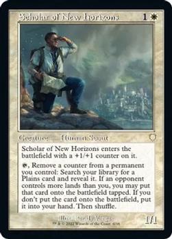 2022 Magic The Gathering The Brothers' War - Commander Decks #6 Scholar of New Horizons Front