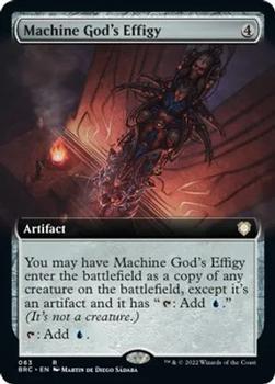 2022 Magic The Gathering The Brothers' War - Commander Decks #63 Machine God's Effigy Front