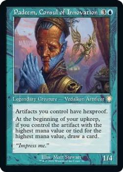 2022 Magic The Gathering The Brothers' War - Commander Decks #91 Padeem, Consul of Innovation Front
