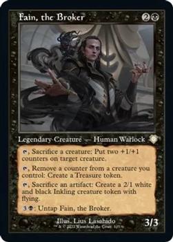 2022 Magic The Gathering The Brothers' War - Commander Decks #105 Fain, the Broker Front