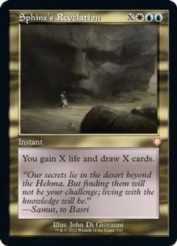 2022 Magic The Gathering The Brothers' War - Commander Decks #130 Sphinx's Revelation Front
