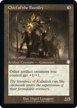 2022 Magic The Gathering The Brothers' War - Commander Decks #134 Chief of the Foundry Front
