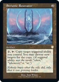 2022 Magic The Gathering The Brothers' War - Commander Decks #165 Strionic Resonator Front