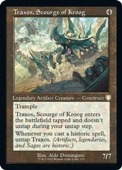 2022 Magic The Gathering The Brothers' War - Commander Decks #170 Traxos, Scourge of Kroog Front