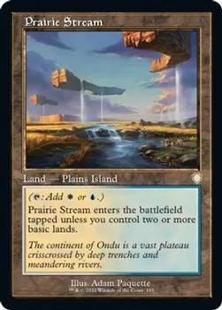 2022 Magic The Gathering The Brothers' War - Commander Decks #193 Prairie Stream Front