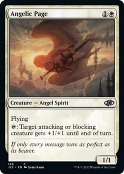 2022 Magic The Gathering Jumpstart 2022 #146 Angelic Page Front