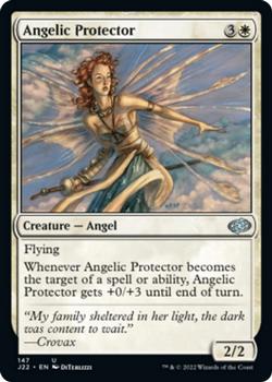 2022 Magic The Gathering Jumpstart 2022 #147 Angelic Protector Front