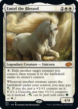 2022 Magic The Gathering Jumpstart 2022 #180 Emiel the Blessed Front