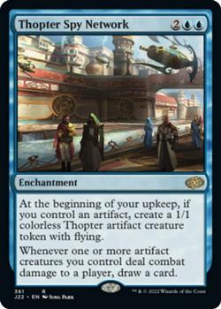 2022 Magic The Gathering Jumpstart 2022 #361 Thopter Spy Network Front