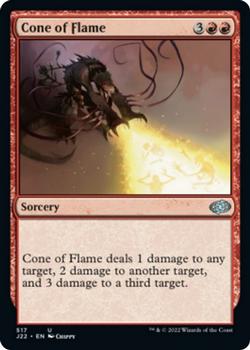 2022 Magic The Gathering Jumpstart 2022 #517 Cone of Flame Front