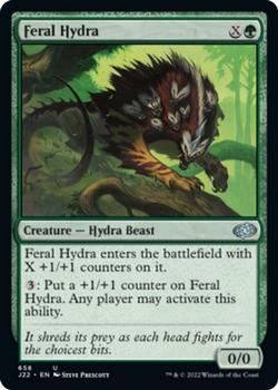 2022 Magic The Gathering Jumpstart 2022 #658 Feral Hydra Front
