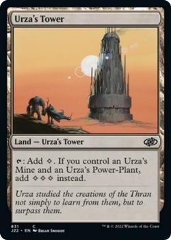 2022 Magic The Gathering Jumpstart 2022 #831 Urza's Tower Front