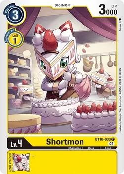 2022 Digimon Xros Encounter #BT10-033 Shortmon Front