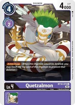 2022 Digimon Xros Encounter #BT10-074 Quetzalmon Front
