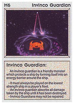 1994 Galactic Empires Beta #M6 Invinco Guardian Front