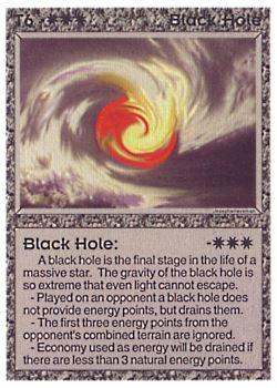 1994 Galactic Empires Beta #T6 Black Hole Front