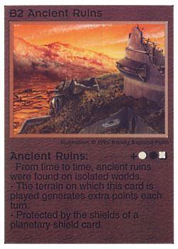 1995 Galactic Empires New Empire #B2 Ancient Ruins Front