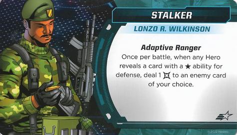 2022 G.I. Joe: Mission Critical - Character Cards #NNO Stalker Front