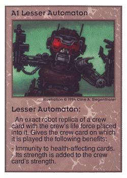 1995 Galactic Empires Universe Edition #A1 Lesser Automaton Front