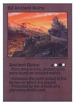 1995 Galactic Empires Universe Edition #B2 Ancient Ruins Front