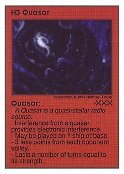 1995 Galactic Empires Universe Edition #H3 Quasar Front