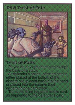 1995 Galactic Empires Universe Edition #R/L8 Twist of Fate Front
