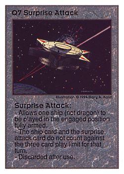 1995 Galactic Empires Universe Edition #O7 Surprise Attack Front