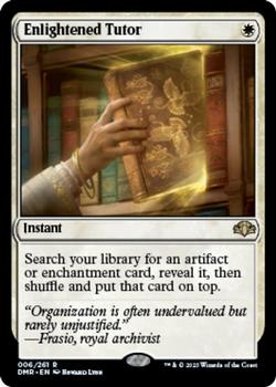 2023 Magic: The Gathering Dominaria Remastered #006/261 Enlightened Tutor Front