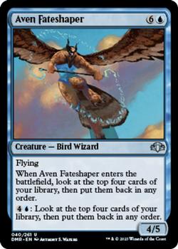 2023 Magic: The Gathering Dominaria Remastered #040/261 Aven Fateshaper Front