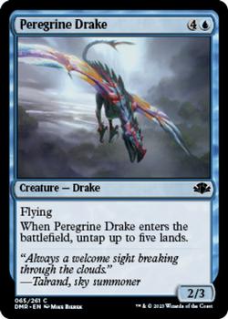 2023 Magic: The Gathering Dominaria Remastered #065/261 Peregrine Drake Front