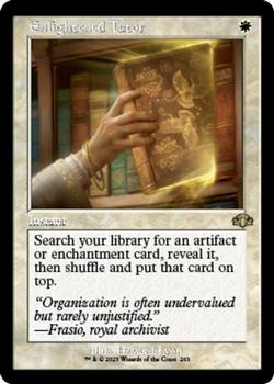 2023 Magic: The Gathering Dominaria Remastered #263 Enlightened Tutor Front