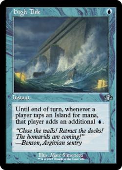 2023 Magic: The Gathering Dominaria Remastered #286 High Tide Front