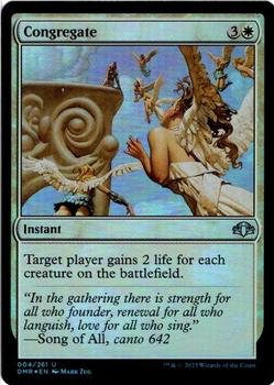 2023 Magic: The Gathering Dominaria Remastered - Dominaria Remastered - Foil #004/261 Congregate Front