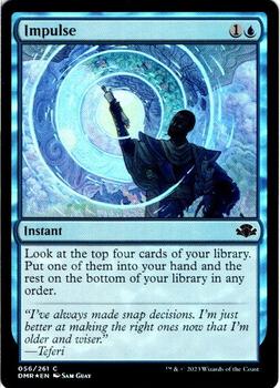 2023 Magic: The Gathering Dominaria Remastered - Dominaria Remastered - Foil #056/261 Impulse Front