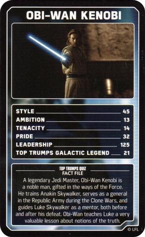 2022 Top Trumps Star Wars The Skywalker Saga #NNO Obi-Wan Kenobi Front