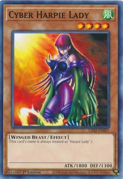 2021 Yu-Gi-Oh! Legendary Duelists: Season 2 - English 1st/Limited Edition #LDS2-EN067 Cyber Harpie Lady Front