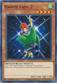 2021 Yu-Gi-Oh! Legendary Duelists: Season 2 - English 1st/Limited Edition #LDS2-EN069 Harpie Lady 2 Front