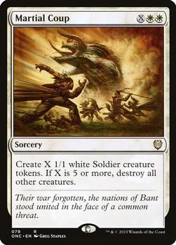 2023 Magic: The Gathering Phyrexia: All Will Be One - Commander Decks #79 Martial Coup Front
