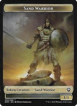 2022 Magic The Gathering Dominaria United - Tokens #020/026 Sand Warrior Front