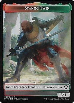 2022 Magic The Gathering Dominaria United - Tokens #021/026 Stangg Twin Front