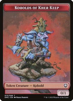 2022 Magic The Gathering Dominaria United - Tokens #013/026 Kobolds Of Kher Keep Front