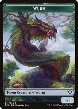 2022 Magic The Gathering Dominaria United - Tokens #019/026 Wurm Front