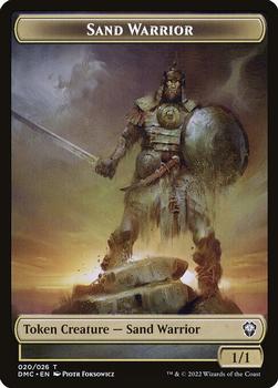 2022 Magic The Gathering Dominaria United - Tokens #020/026 Sand Warrior Front
