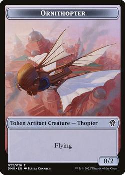 2022 Magic The Gathering Dominaria United - Tokens #022/026 Ornithopter Front