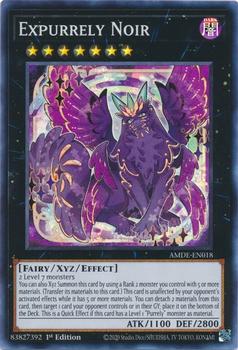 2023 Yu-Gi-Oh! Amazing Defenders English 1st Edition #AMDE-EN018 Expurrely Noir Front