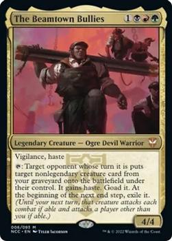 2022 Magic: The Gathering Streets of New Capenna Commander #6 The Beamtown Bullies Front